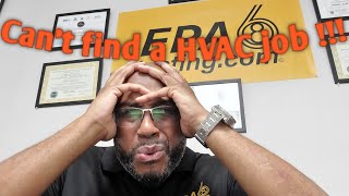 I Got My HVAC Certification… And Nobody Will Hire Me!
