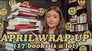 APRIL 2021 WRAP UP | reviews of all 17 books i read this month