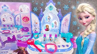 7 Minutes Satisfying with Unboxing Disney Frozen Elsa Beauty Playset ASMR | Toys
