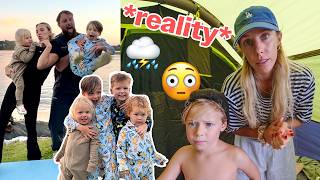 camping is just NOT for me! what our first family camping trip was REALLY like *