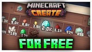 Building a Machine that makes INFINITE RESOURCES (Minecraft Create 6.0)