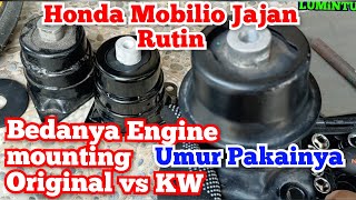 Tutorial Jajan Rutin Honda Mobilio | Beda Engine Mounting KW vs Original dan Umurnya