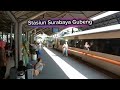 Naik Kereta Api Jayabaya dari Stasiun Surabaya Gubeng & KA Gumarang dari Stasiun Surabaya Pasar Turi