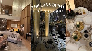 THE LANA HOTEL DUBAI. GIRLS NIGHT, FOOD \u0026 EVENING ROOM TOUR. Dorchester Collection.