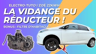 Vidange du Réducteur de la Zoé I Electro-Tuto