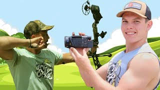 100 Yard Archery Challenge VS a High Schooler!