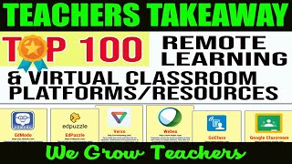 TOP 100 REMOTE LEARNING & VIRTUAL CLASSROOM RESOURCES 2020-2021 | COVID-19 EDUCATION RESPONSE