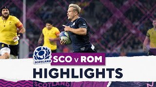 HIGHLIGHTS | Scotland v Romania | Rugby World Cup 2023