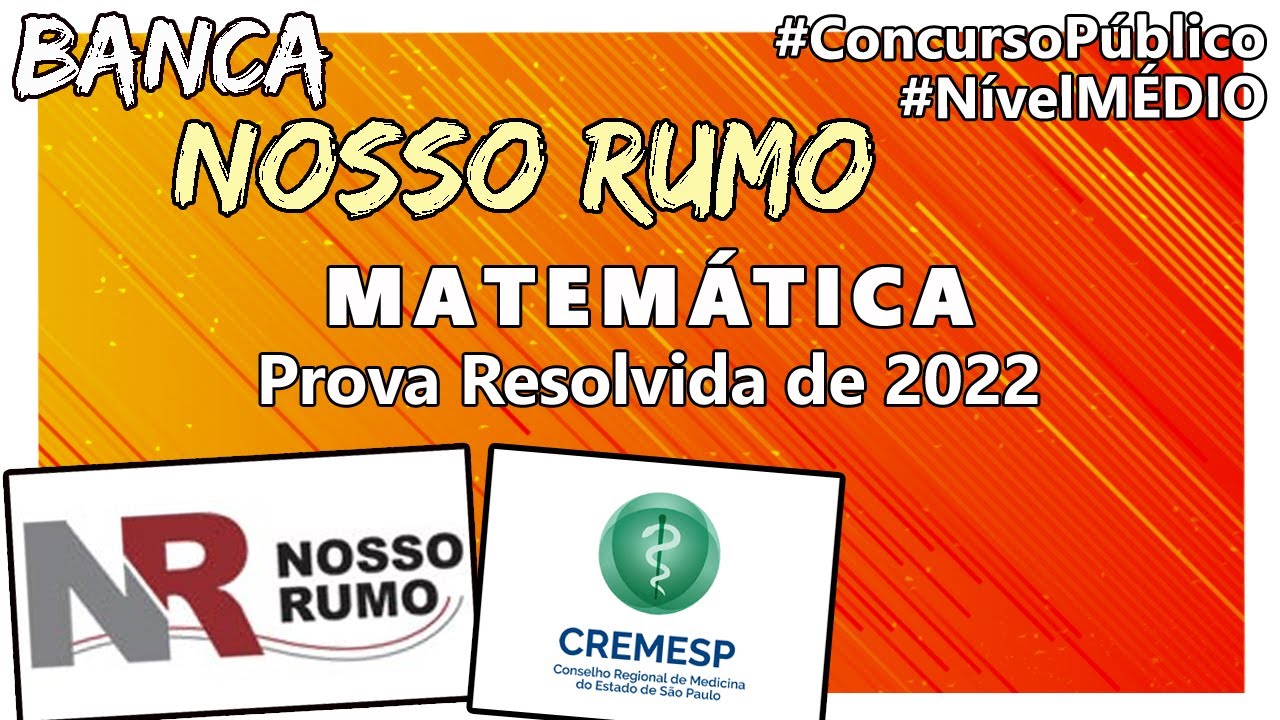 #NOSSORUMO :: 5 QUESTÕES De MATEMÁTICA :: Simulado Banca Nosso Rumo ...