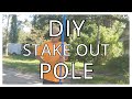 DIY kayak stake out pole