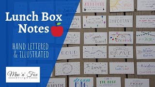 LUNCH BOX NOTES | Back to School | Encouragement for Kids | Teachers | First Day of School