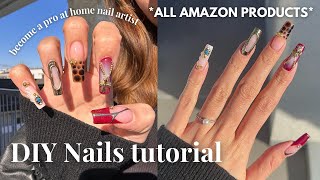 how to become a PRO at Gel X Nails | full tutorial + amazon products