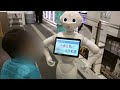 talking with pepper humanoid robot ペッパーのハイテク日本語講座