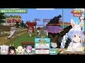 pekora caught subaru sneaking and beat her up minecraft hololive eng sub