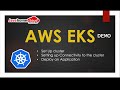 Step by step AWS EKS Setup | AWS Elastic Kubernetes Service | EKS Authentication | Deploying Apps