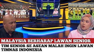 JADI GUYONAN PUNDIT MALAYSIA, PEMAIN SENIOR NEGARANYA AKAN LAWAN U22 TIMNAS INDONESIA 🇮🇩reaction🇲🇾