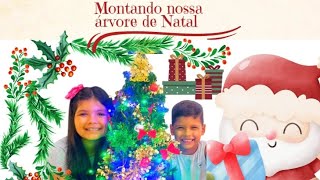 MONTANDO NOSSA ÁRVORE DE NATAL