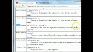 Java - Math Class
