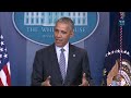 president obama holds a press conference