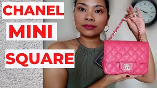 CHANEL MINI SQUARE CAVIAR PINK UNBOXING 2020