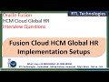 Oracle Fusion Cloud HCM | Global HR | Implementation | End to End Process | Real Time | Placement