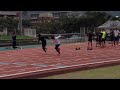 【中大陸上部】28.3.5sd30m1本目⑤中村3.99日吉4.13奄美3日目