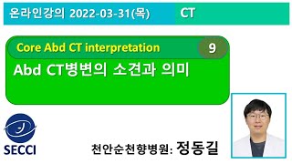 복부CT를 제대로 알고 싶다면! 정동길(2022SECCI연수강좌)