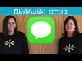 iPhone / iPad Messages - Settings iPhone / iPad Messages - Settings