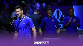 Djokovic pays tribute to Federer in heart-warming interview | Laver Cup 2022 Moments