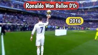 Cristiano Ronaldo Wins Ballon d'Or 2016: The Year of Glory! 🏆⚽