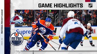 Avalanche @ Oilers 1/7 | NHL Highlights 2023