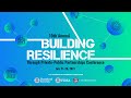 10th Annual Building Resilience Through Private-Public Partnerships Conference: Day 1