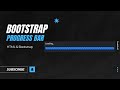 How to make a Bootstrap Progress Bar | Tutorial