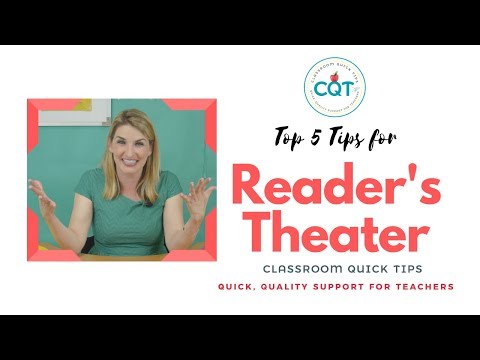 Which is a trait of readers theater?