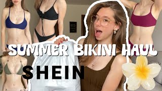 SHEIN SUMMER BIKINI HAUL + TRY-ON | 🥥 trendy affordable summer clothes