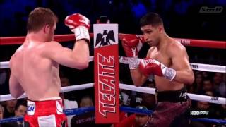 Saul Canelo Alvarez vs Amir Khan HD Highlights