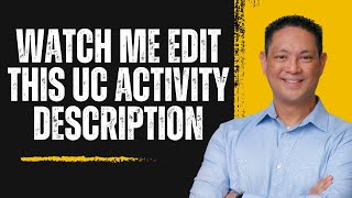 How to Write Your Activities on the UC Application