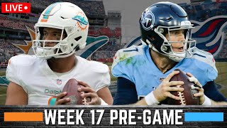 Miami Dolphins vs Tennessee Titans Pre-Game | NFL Week 17