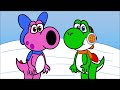 yoshi and birdo s snowy valentine animation