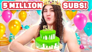 I made slime for 5 million subscribers