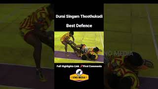 Durai Singam Thoothukudi best defence #kabaddi #sports #vino_media #pro_kabaddi #defence #shorts