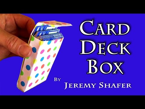Card Deck Box Card Deck Box