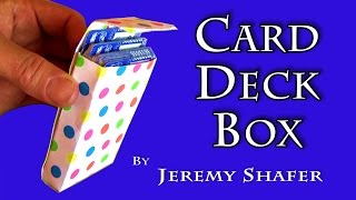 Card Deck Box - Origami