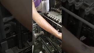 how to clean front air pressure bar of Heidelberg Gto