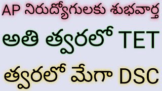 APలో త్వరలో మెగాDSC 2021|అతిత్వరలో TET 2021|DSC 2021