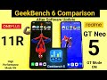 Oneplus 11r vs Realme GT Neo 5 GeekBench 6 Comparison After Update 🔥🔥