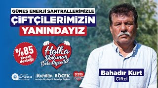 Çiftçilerimizin enerji giderlerini karşılıyoruz