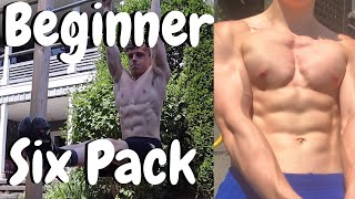 Beginner Pull Up Bar Ab Workout - 3 Minutes (Build Strong Six Pack)