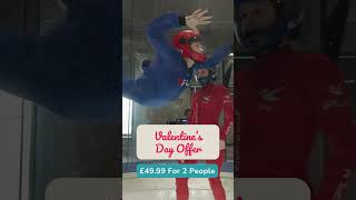 Take the plunge with our Indoor Skydiving for 2 – £49.99! #indoorskydiving #ifly #valentinesdaygift