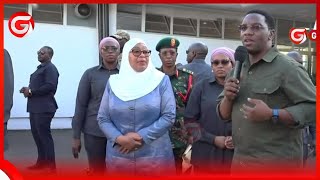 🔴#Live: MSAFARA wa RAIS SAMIA WAPOKELEWA na MAKONDA ARUSHA - ASIMAMA NJIANI KUWASALIMIA...